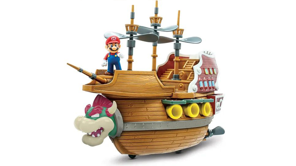 Conviértete en el nuevo rey de la nave de Bowser con este set de Super