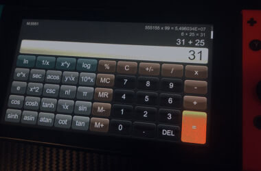 Nintendo Switch calculadora