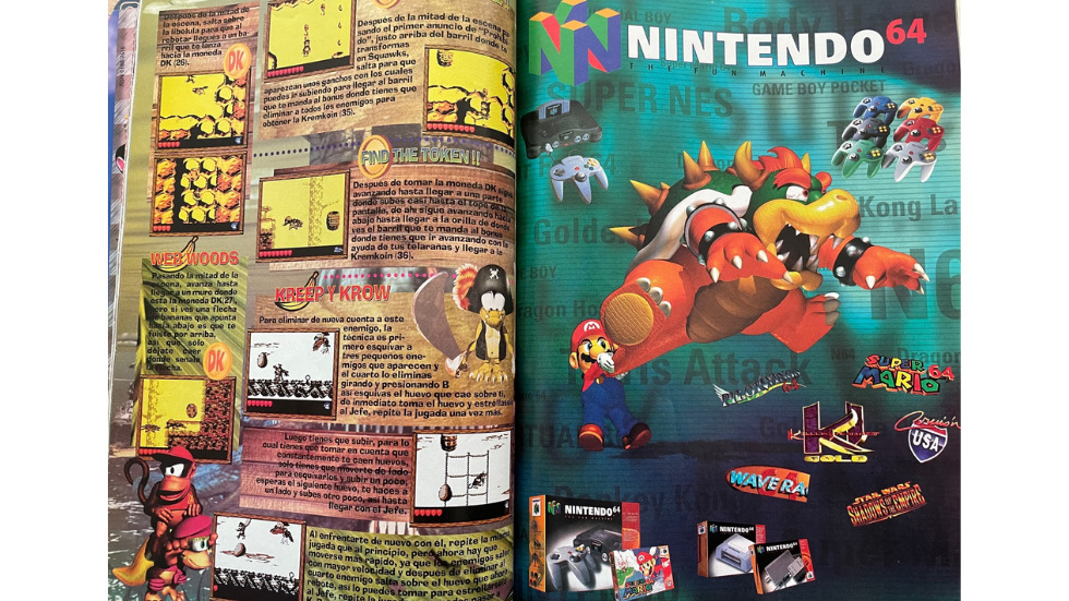 Promoción de Nintendo 64 en revista Club Nintendo 1997